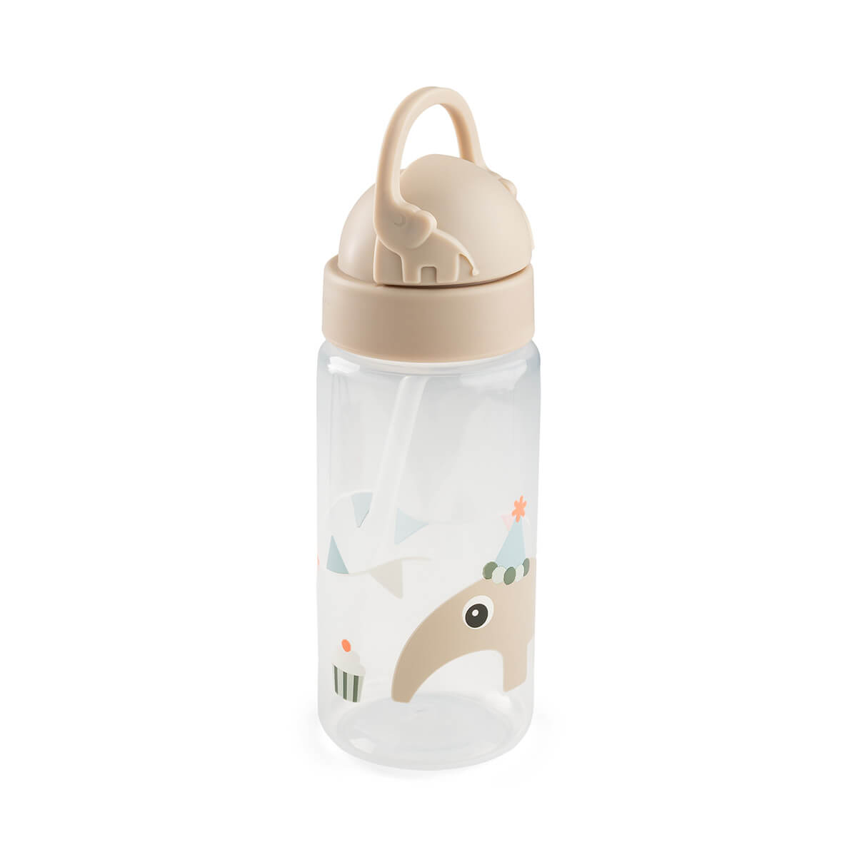 Strohhalm-Flasche - Celebration - Sand - 350 ml