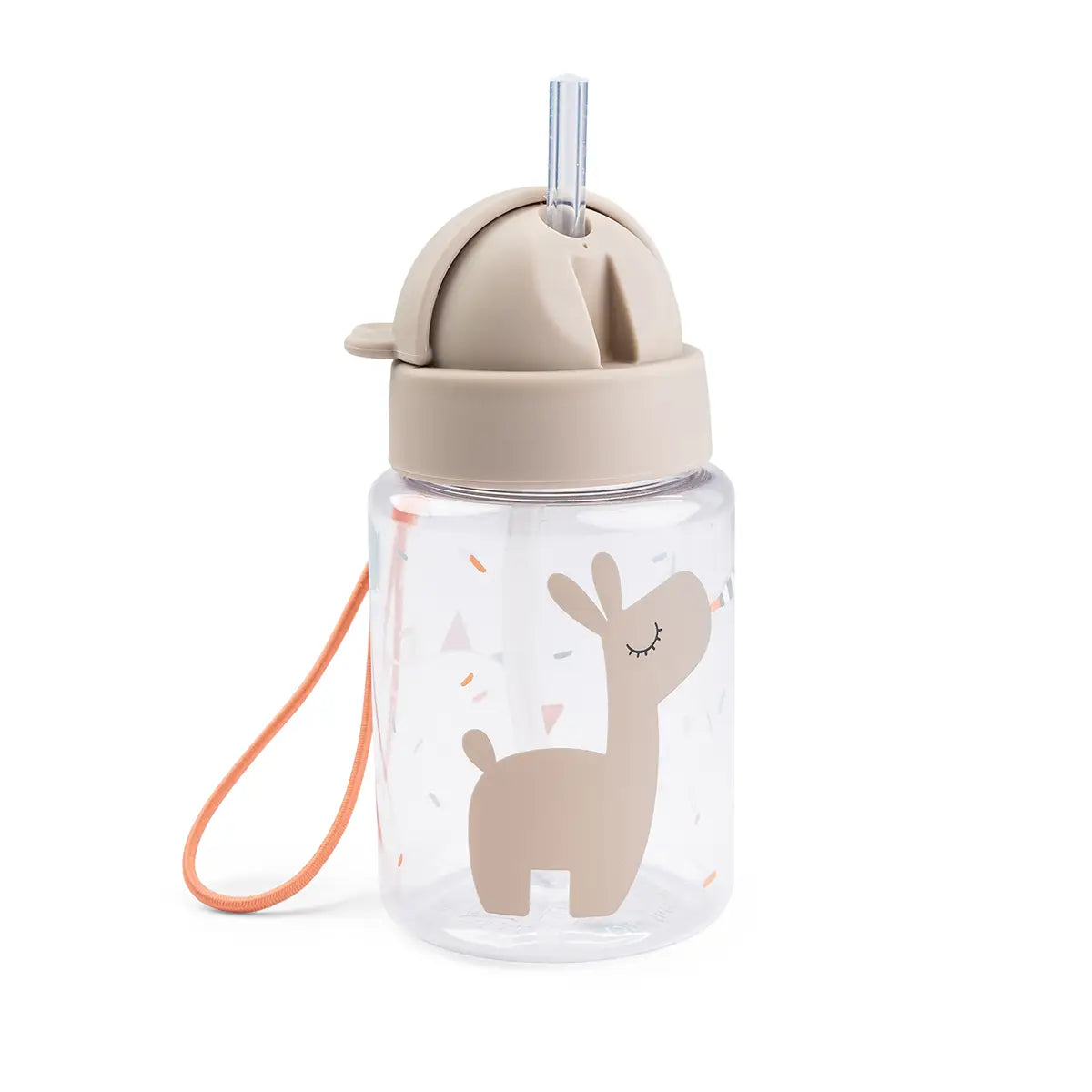 Straw bottle - Celebration - Sand