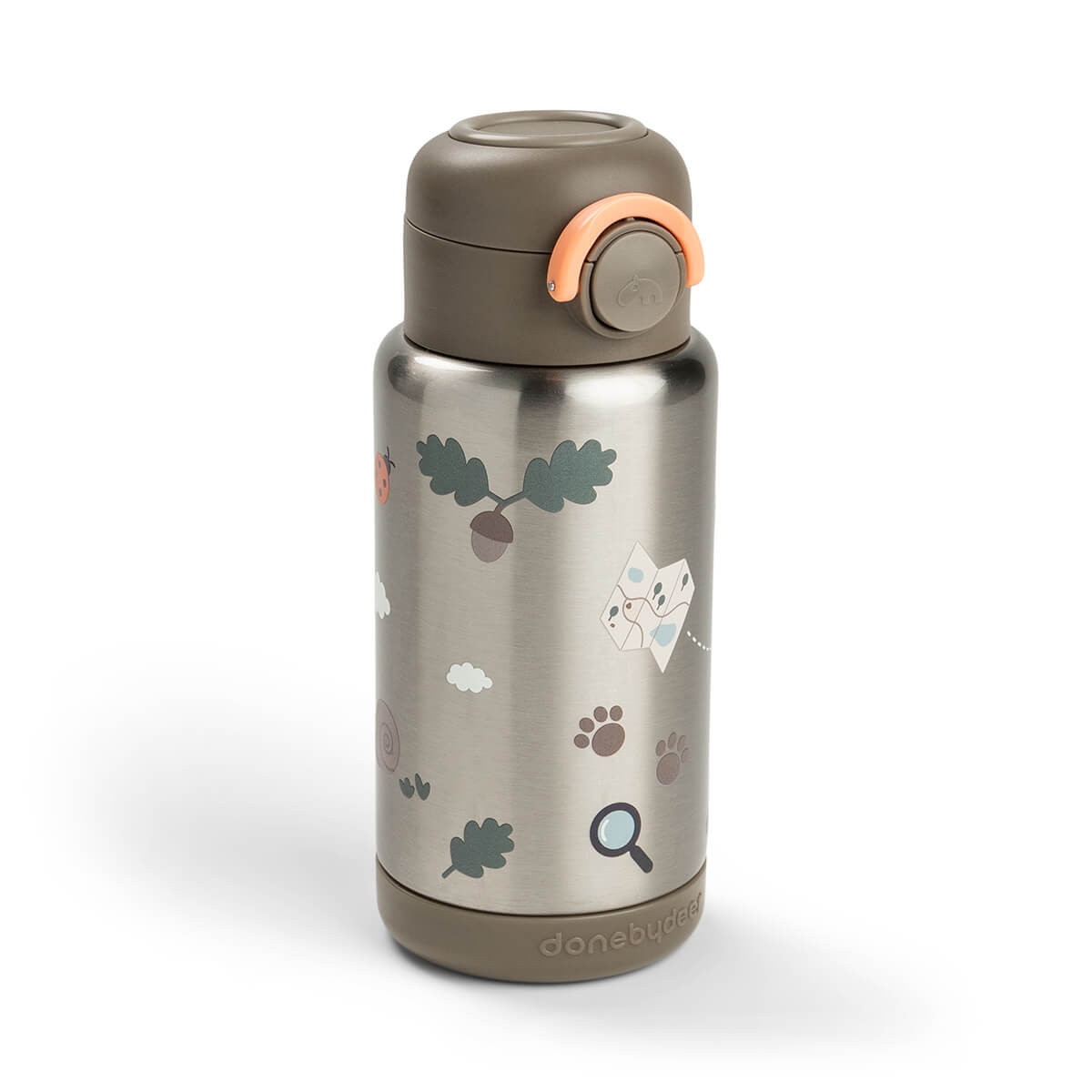 Insulated straw bottle - Tiny trails - Sand - 340 ml