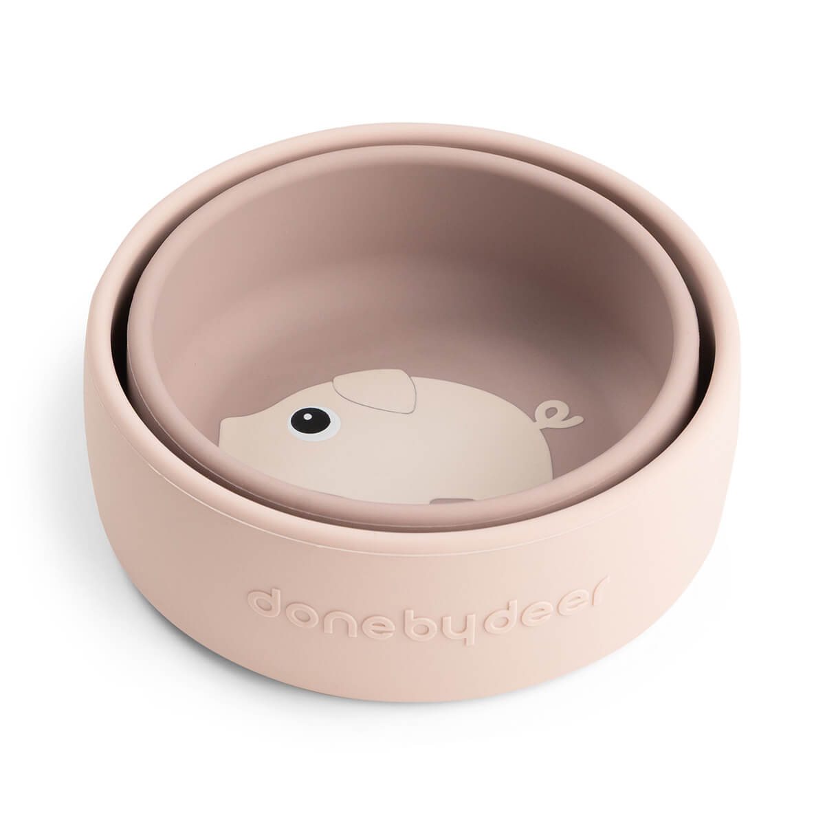 Silicone bowl set 2 pcs - Pigee - Powder