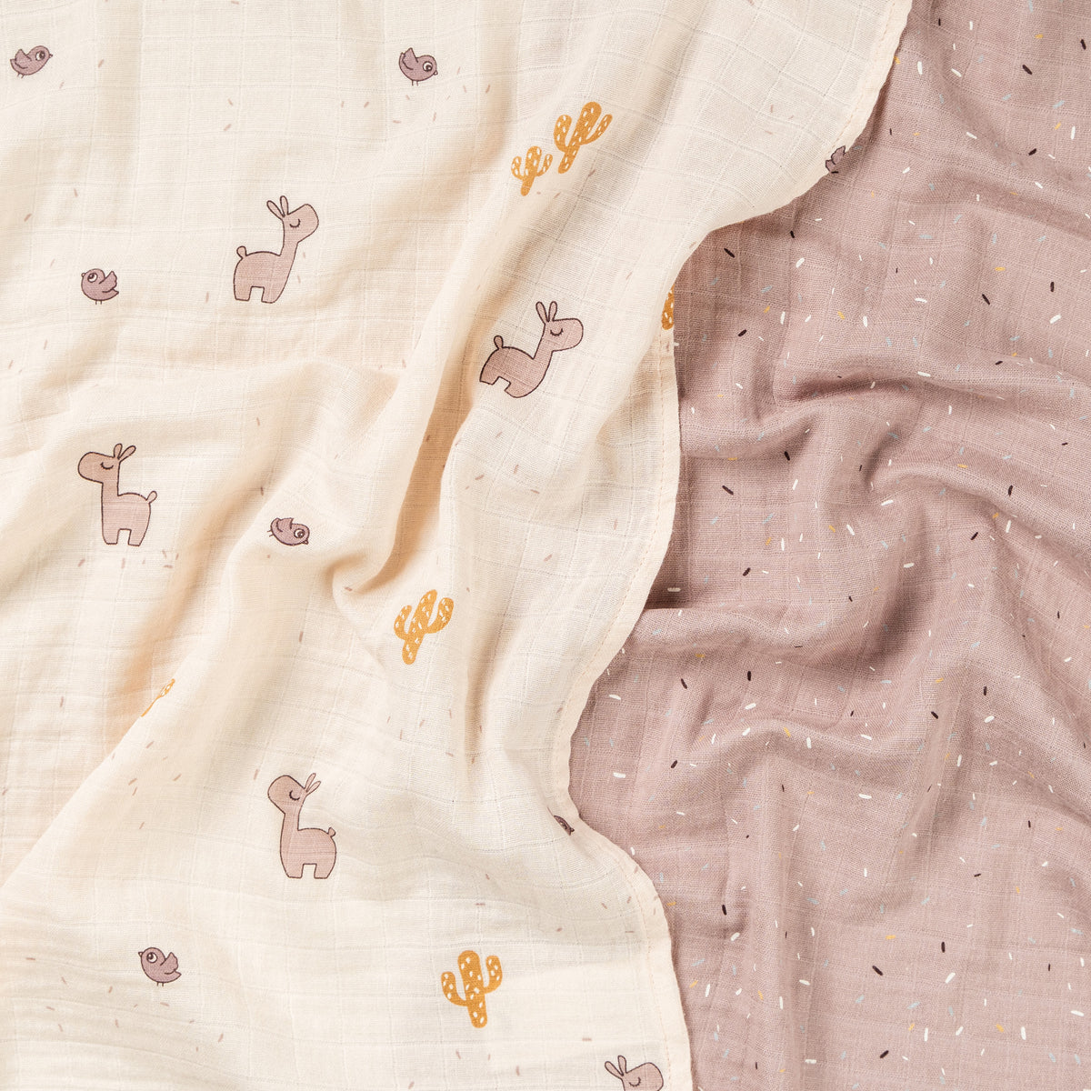 Burp cloth 2-pack - Lalee - Powder