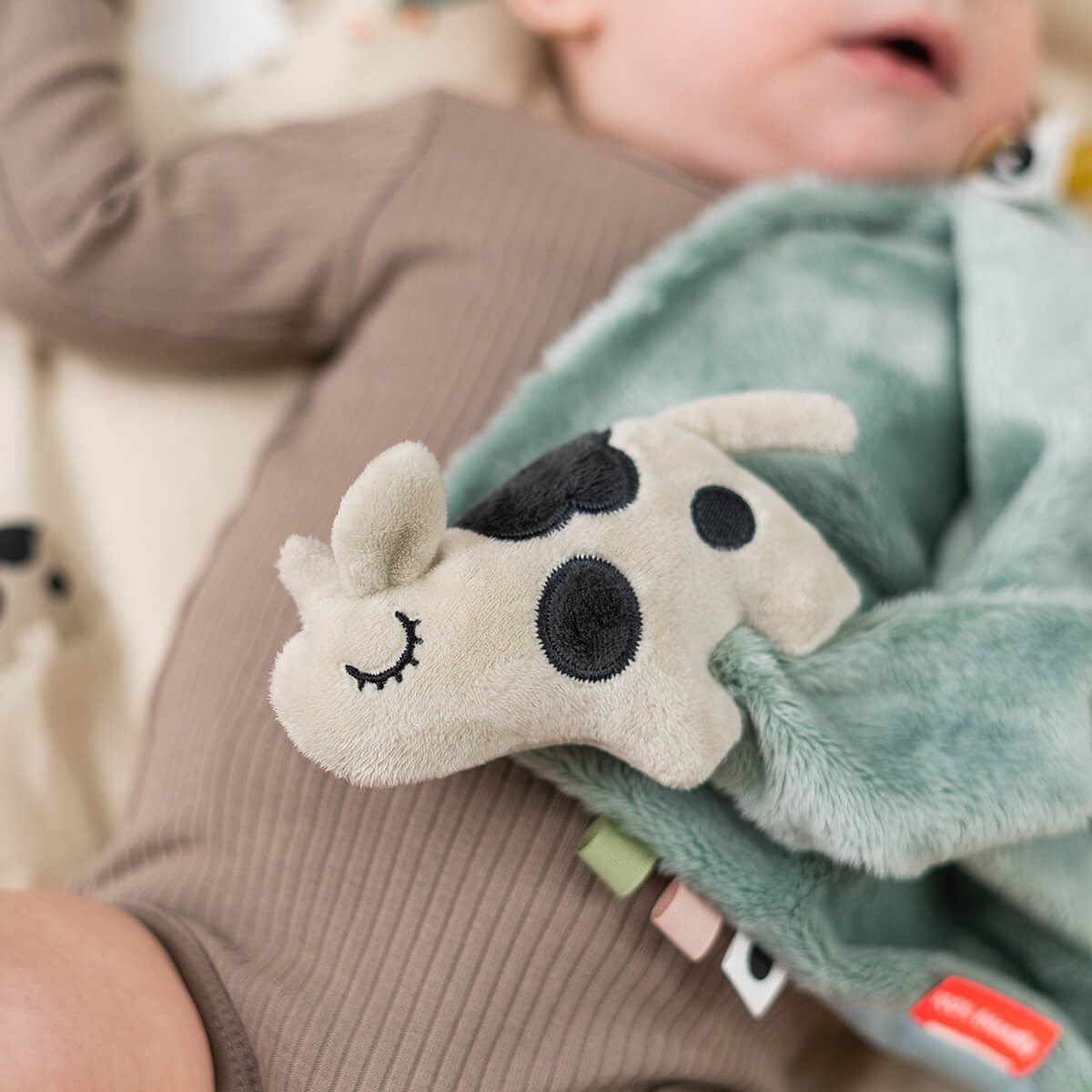 Comfort blanket - Dotti - Blue