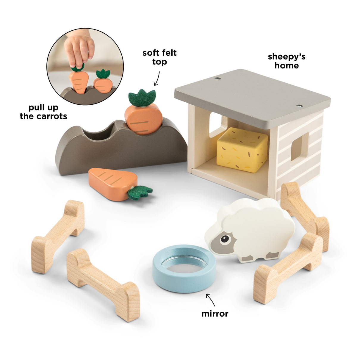Spielset Tiny farm - Sheepy - farbmix