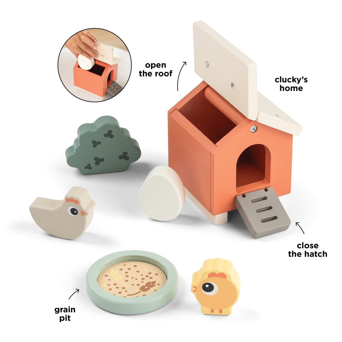 Tiny Farm - spielset - Clucky