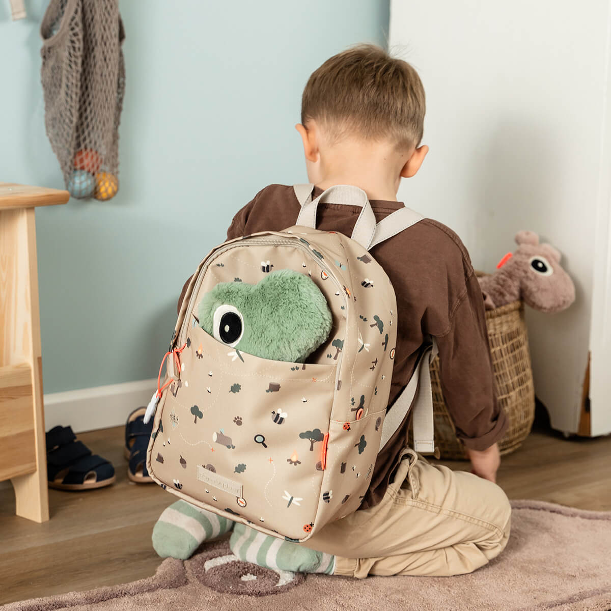 Kids backpack - Tiny trails - Sand - 7,5 L