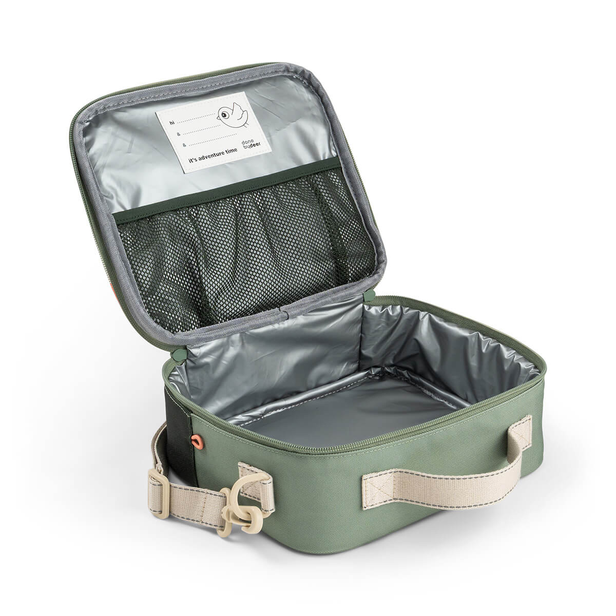 Insulated lunch bag - Tiny trails - Green - 4 L