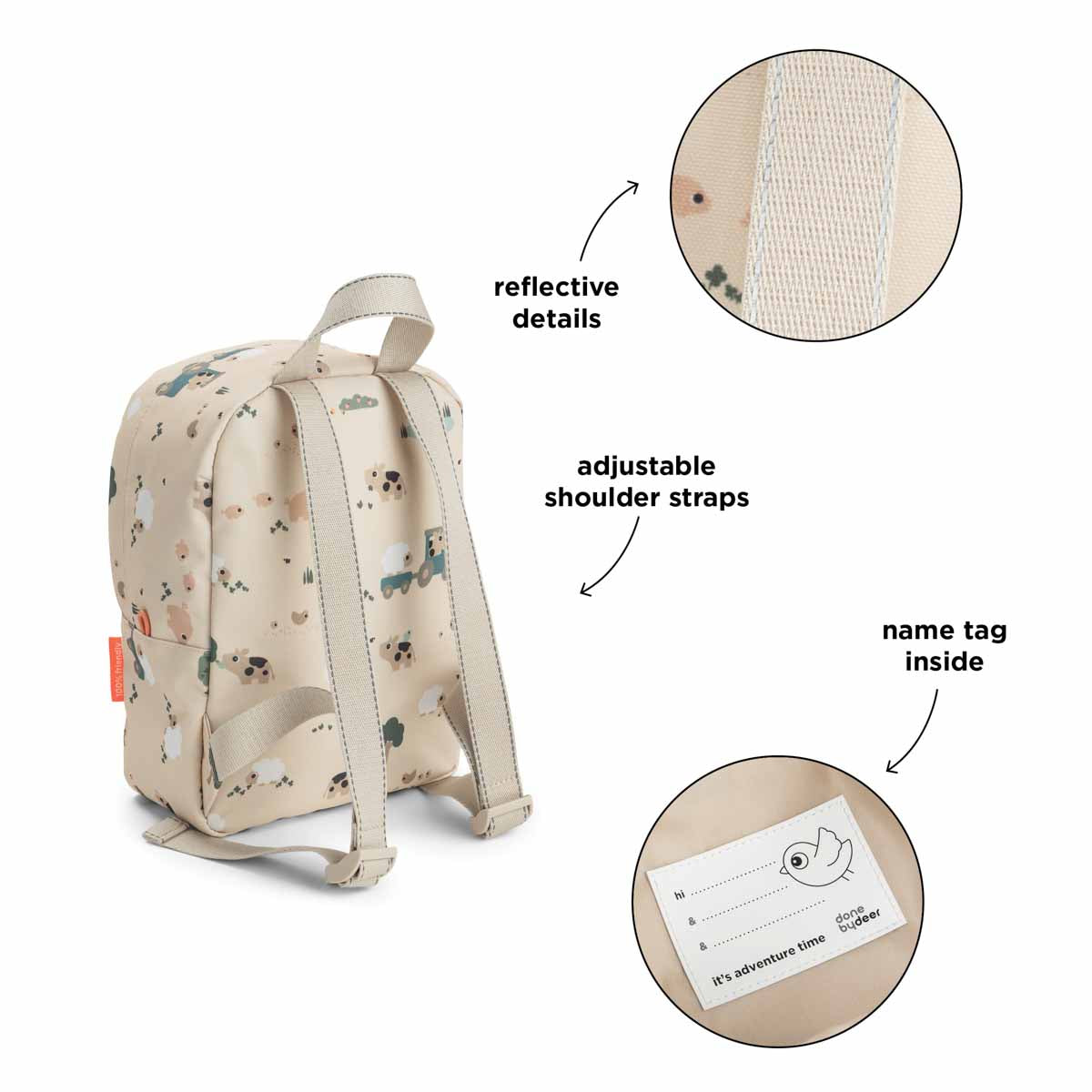 Tiny backpack - Tiny farm - Sand - 4 L