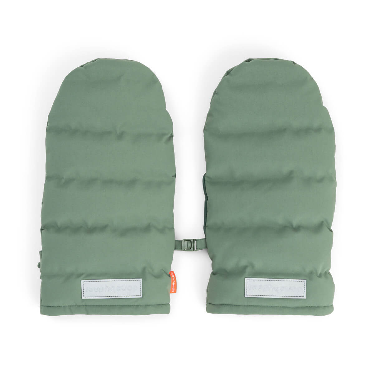 ensemble d’hiver - chancelière & moufles de poussette - vert