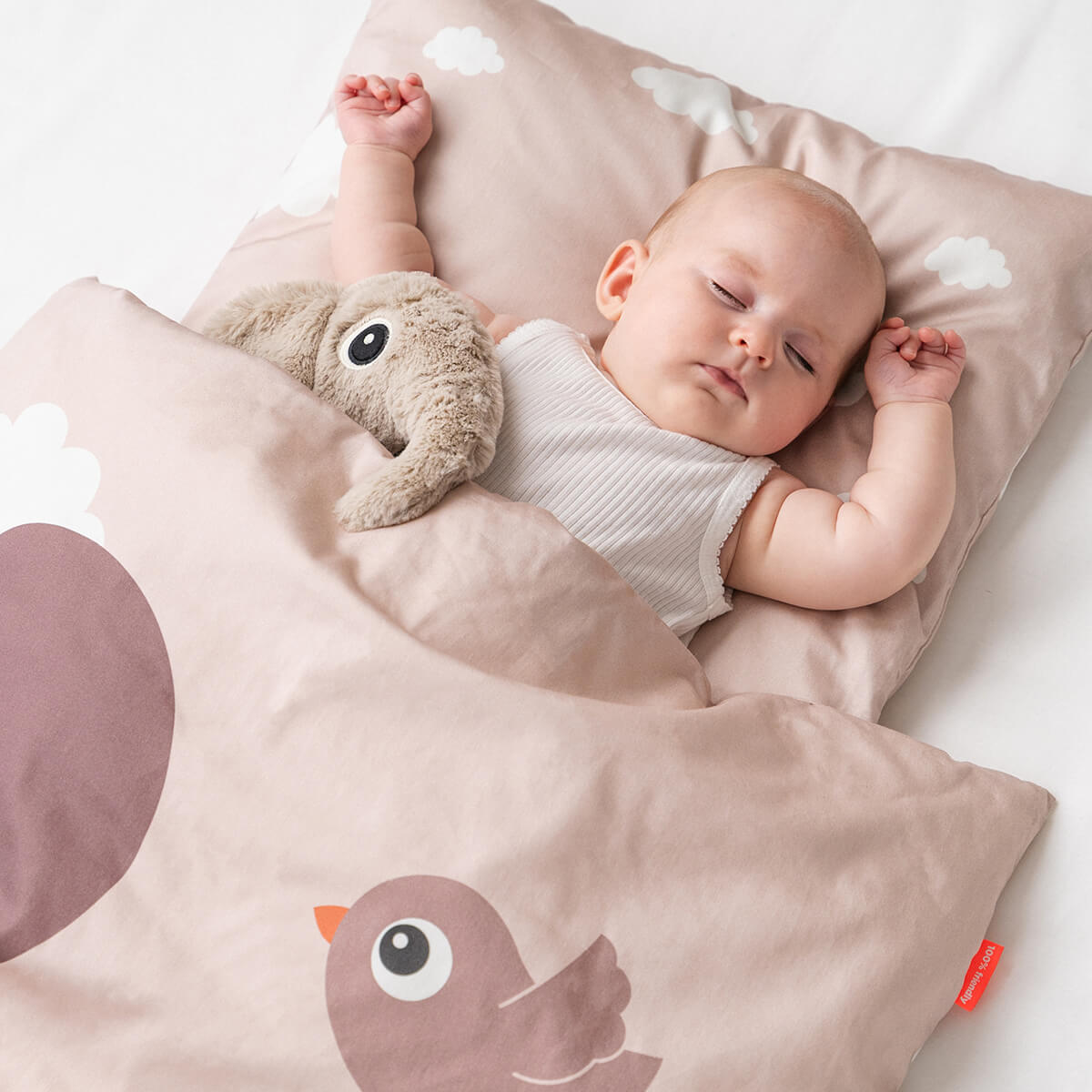 Bettwäsche Baby - Elphee - Rosa