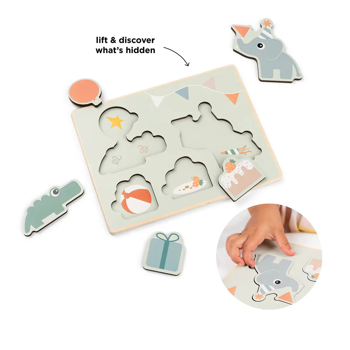 Premier puzzle encastrable - Celebration - Multicolore