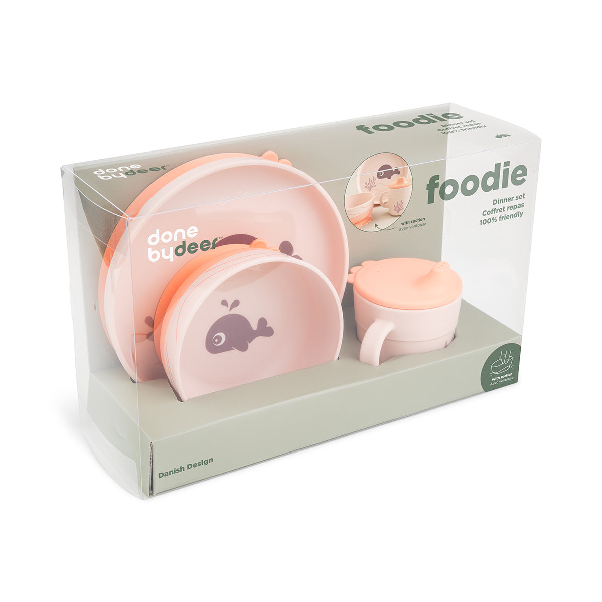 Foodie Geschirr-Set - Wally - Rosa