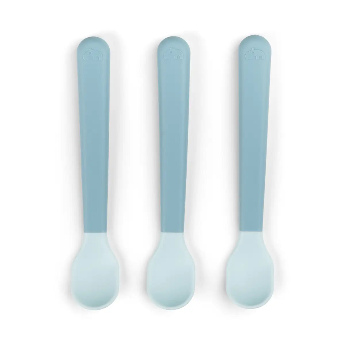 Foodie easy-grip Babylöffel 3-er Pack - Blau