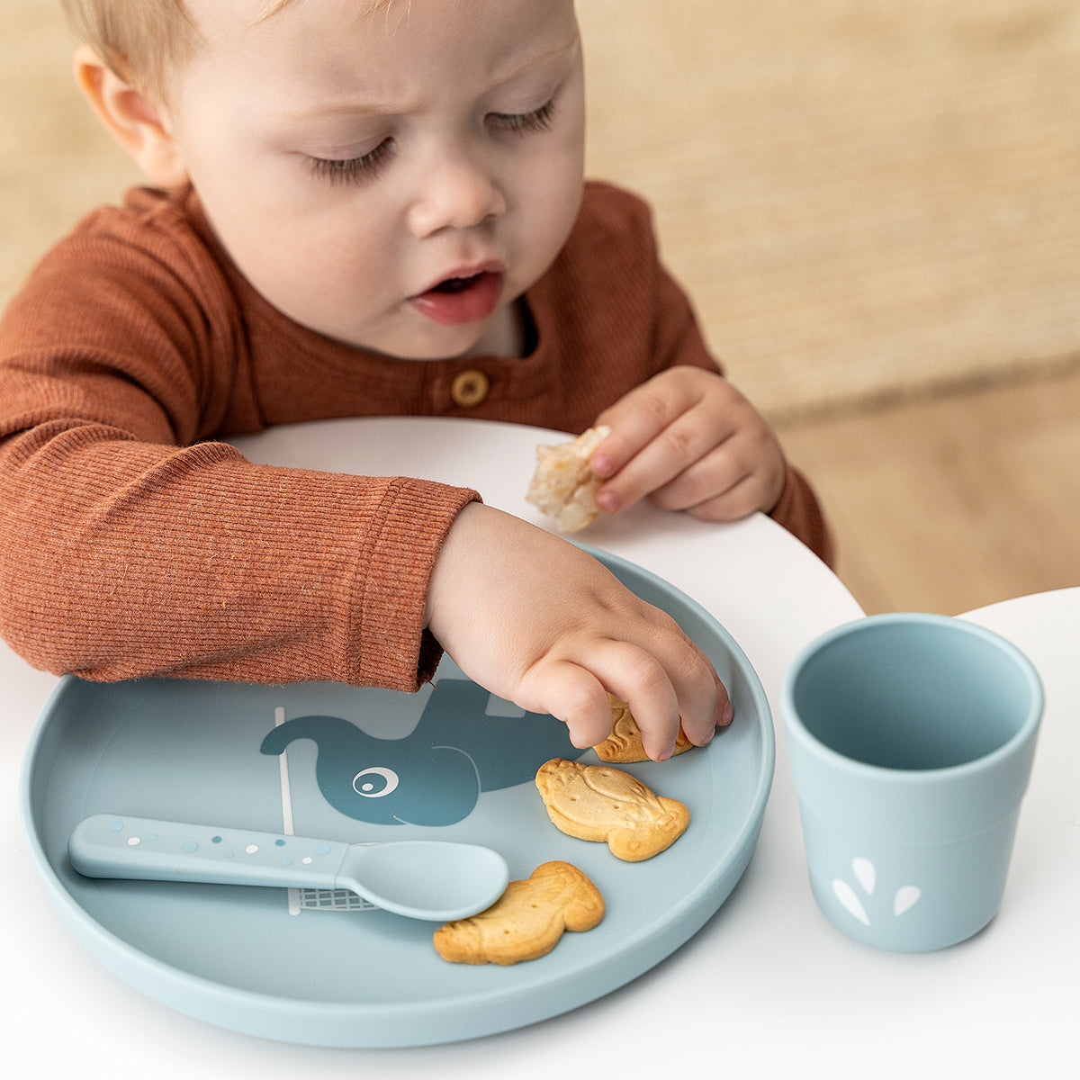 Foodie mini Trinkbecher - Elphee - Blau