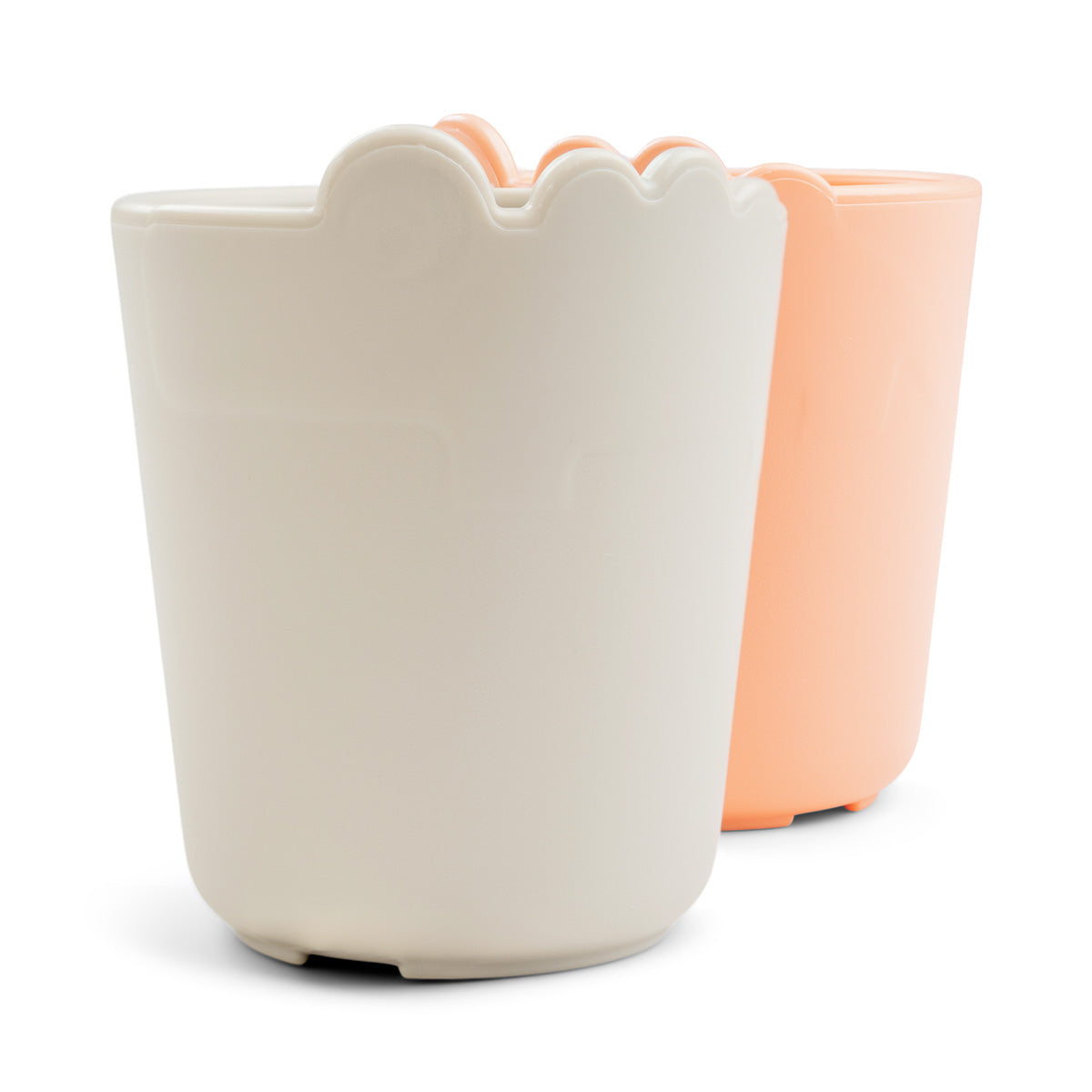 Kiddish tasse lot de 2 - Croco - Sable/Corail