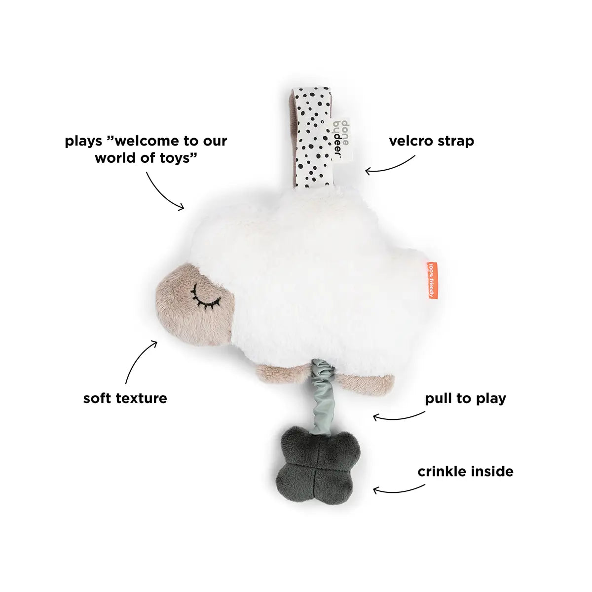 Musik Kuscheltier - Sheepy - Sand