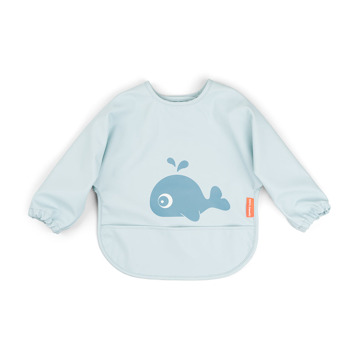 Ärmeltaschen-Lätzchen - Wally - Blau