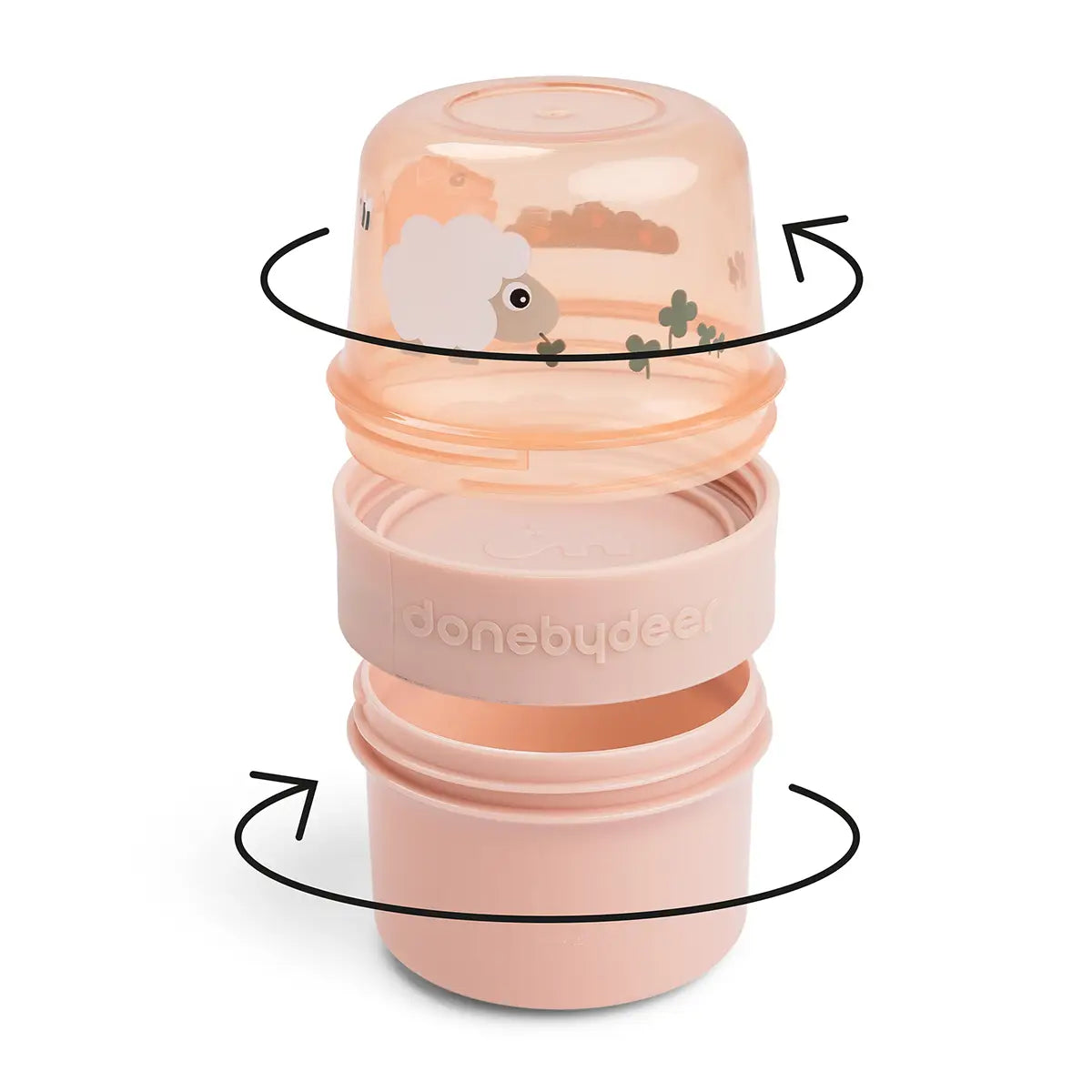 To go 2-way snackbøtte S - Tiny farm - Pudder