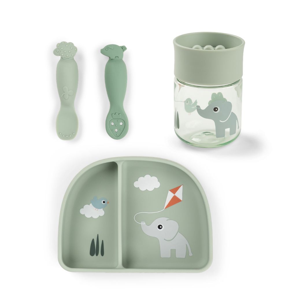 playground learning cup set - green