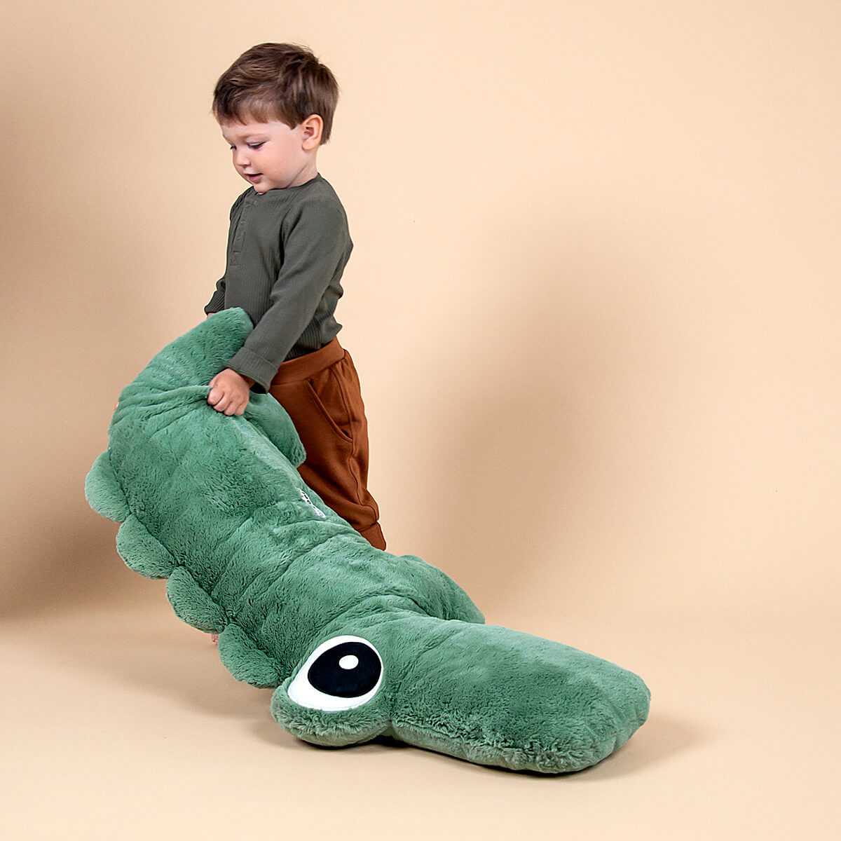 Cuddle friend Big - Croco - Green