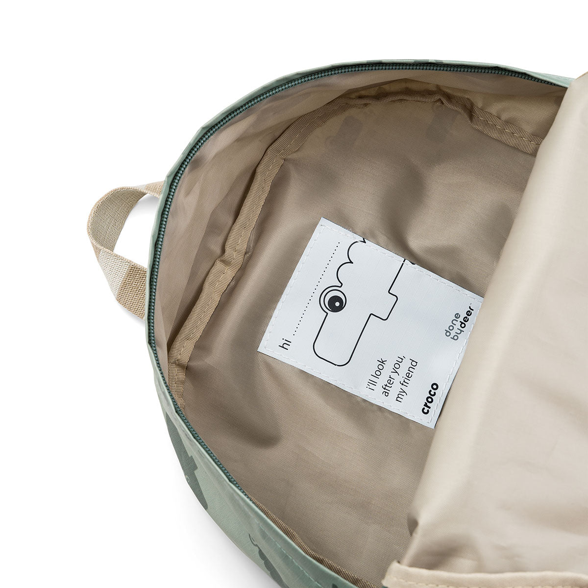 Kinder-Rucksack - Kroko - Grün - 10 L