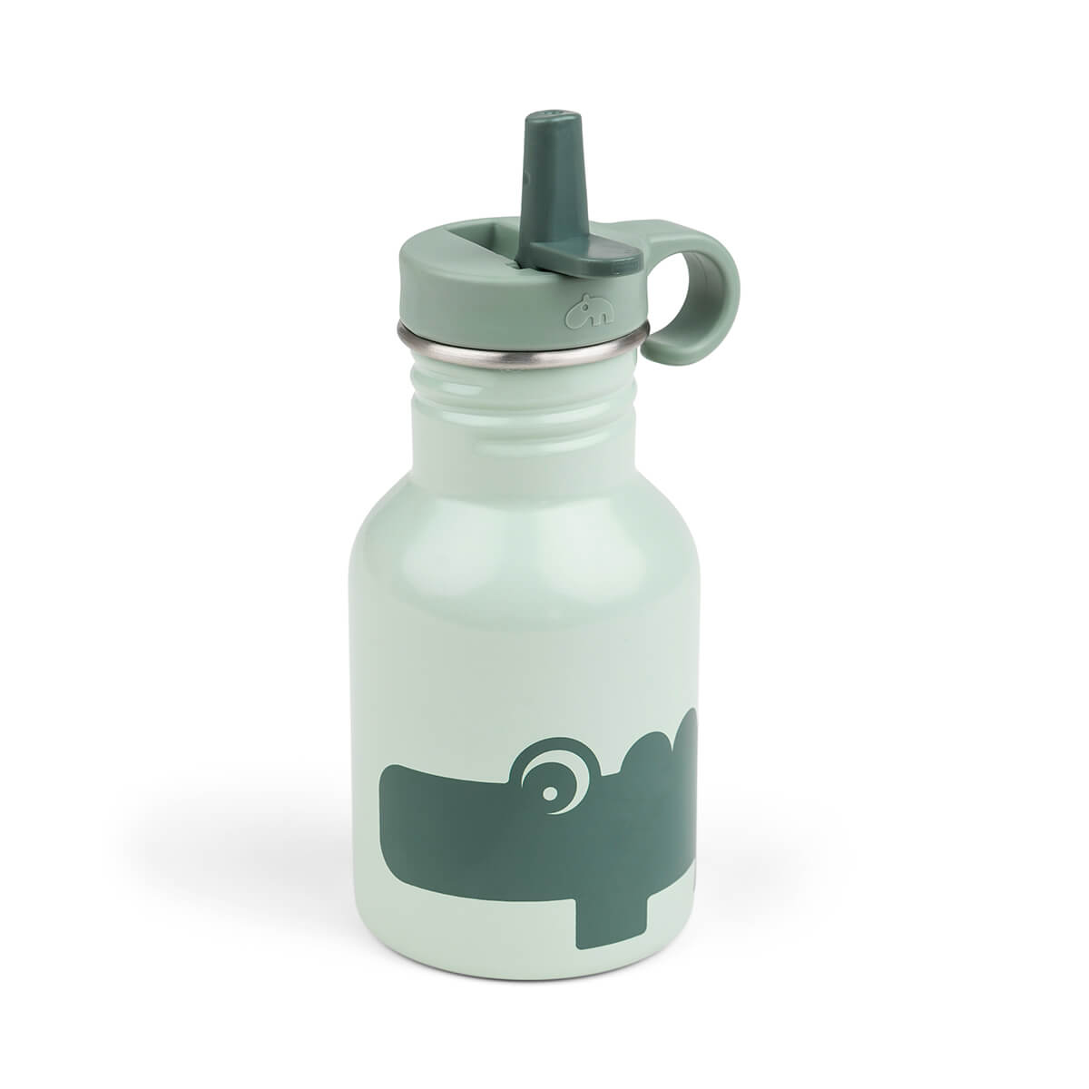 Flaske rustfrit stål - Croco - Grøn - 350 ml