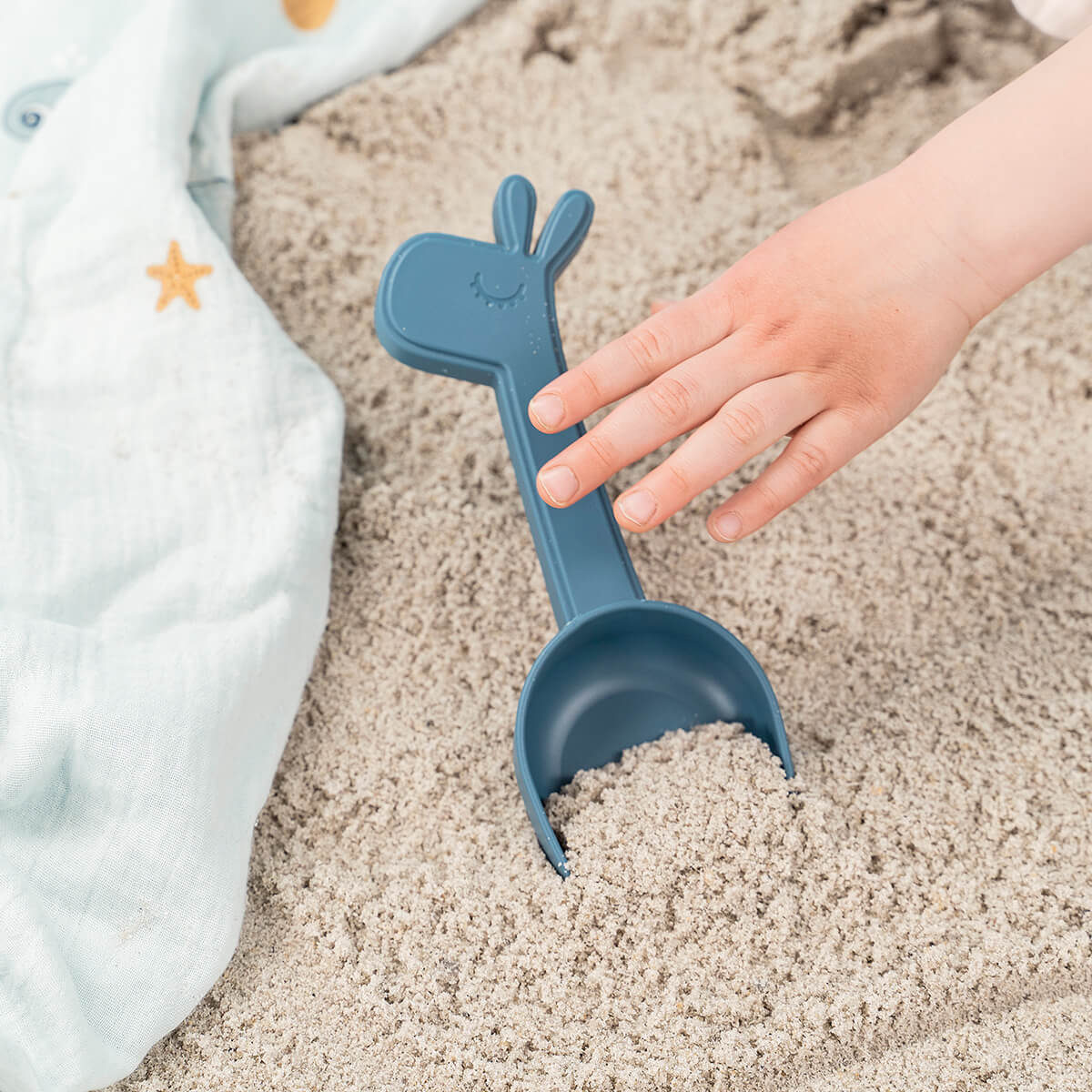 Sandspielzeug-Set 3-Stck. - Deer friends - Blau
