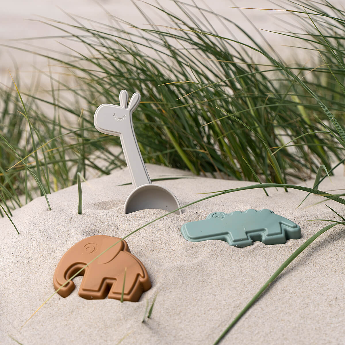 Sandspielzeug-Set 3-Stck. - Deer friends - Farbmix