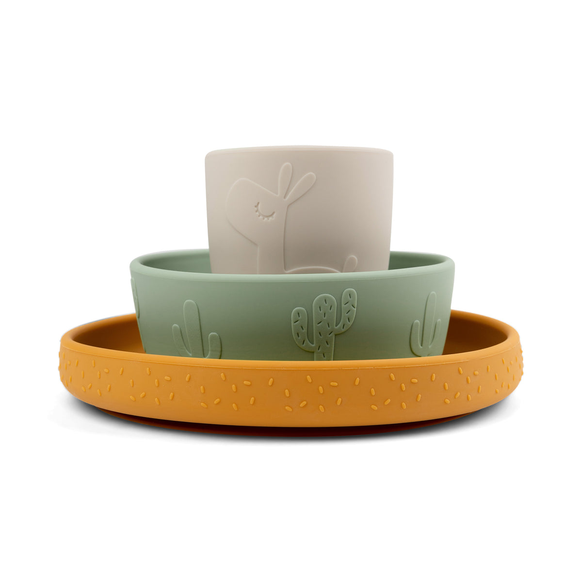 Stick & Stay dinner set - Lalee - Colour mix - Front