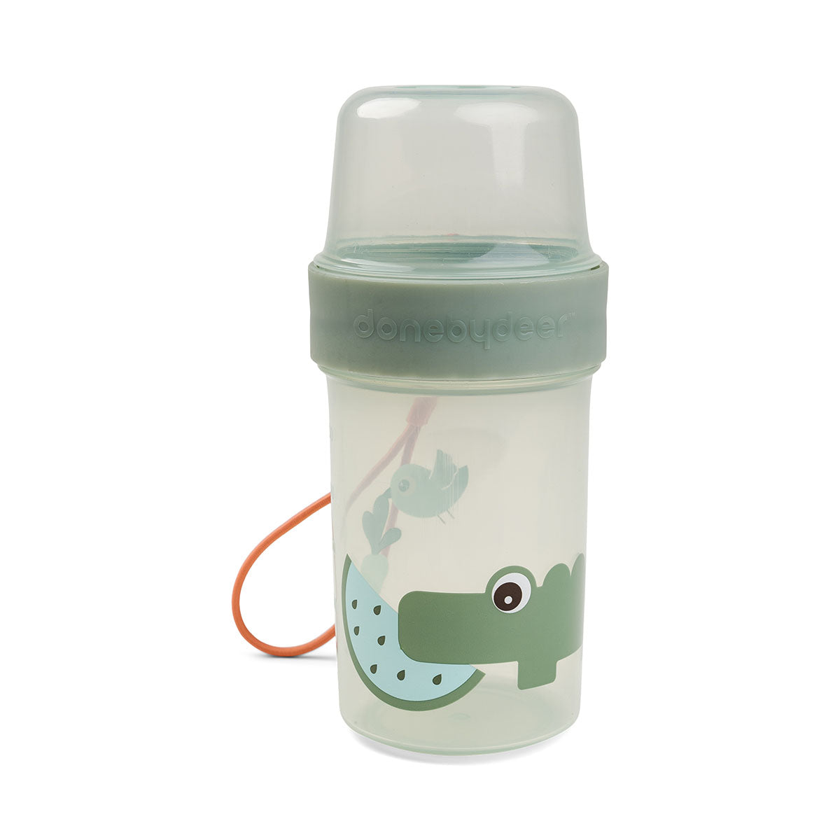To go 2-way Snack-Behälter L - Croco - Grün
