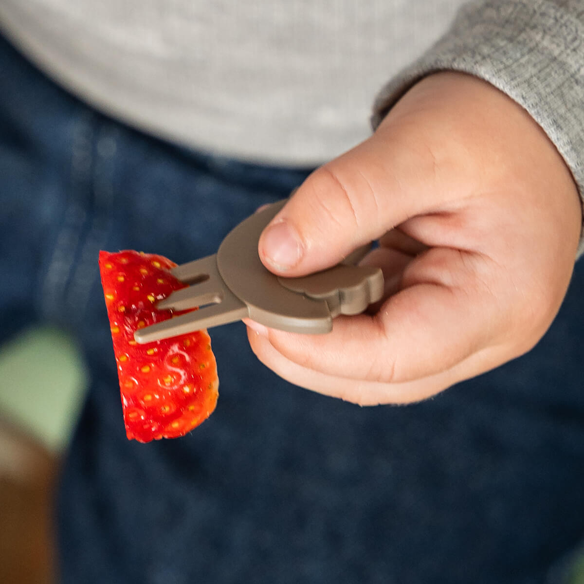 Winzige frühstücksbox mit Snackpicks - Tiny trails - Sand