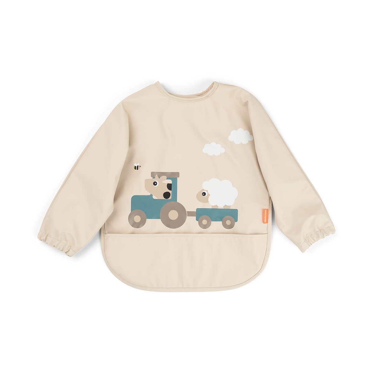 Taschenlätzchen mit Ärmeln - Tiny farm - Sand