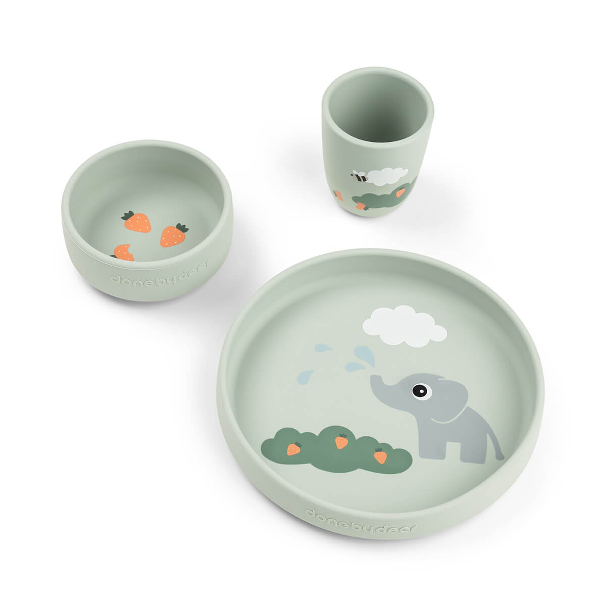 Stick&Stay dinner set - Elphee - Green