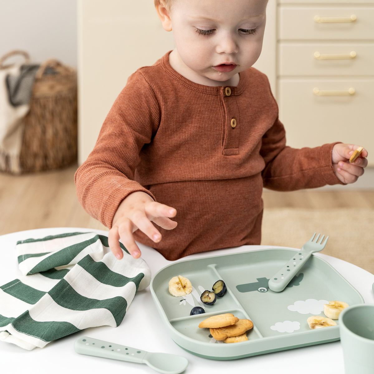 Croco & friends dinnertime bundle - green