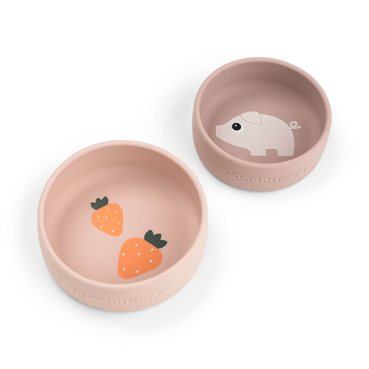 Silicone bowl set 2 pcs - Pigee - Powder