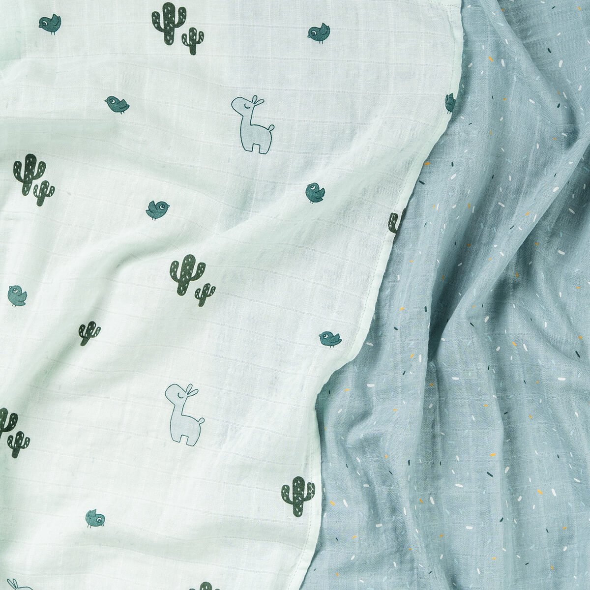 Burp cloth 2-pack - Lalee - Blue
