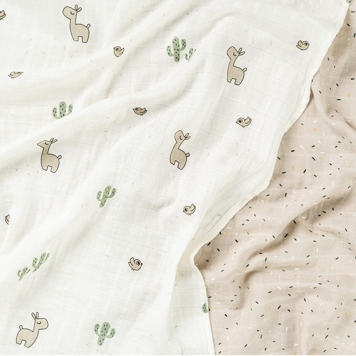 Spucktuch 2er-Pack - Lalee - Sand