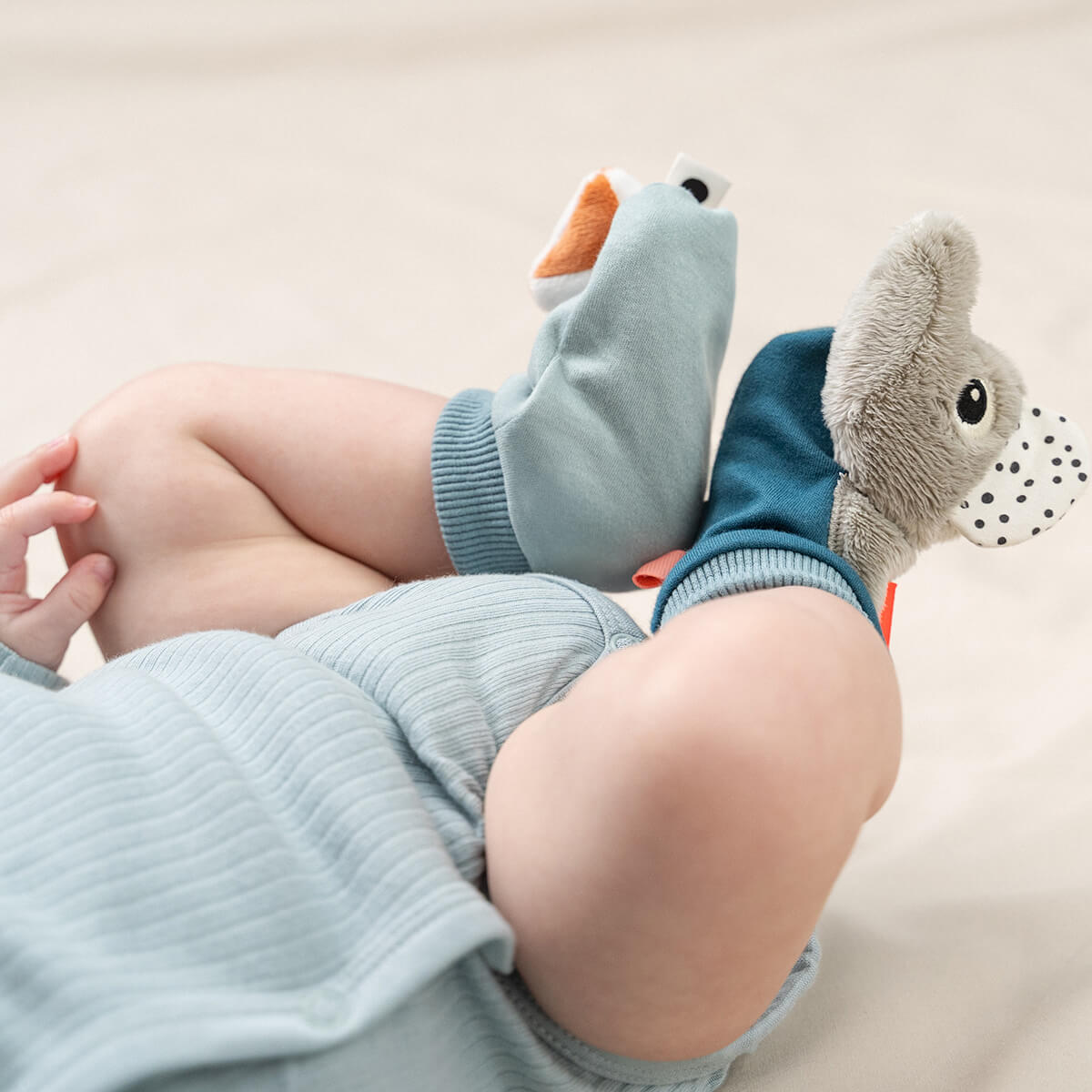 Rattle socks - Playground - Blue