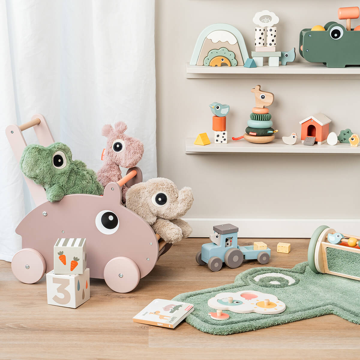 Kuschelbärchen - Kroko - Grün - 28 cm