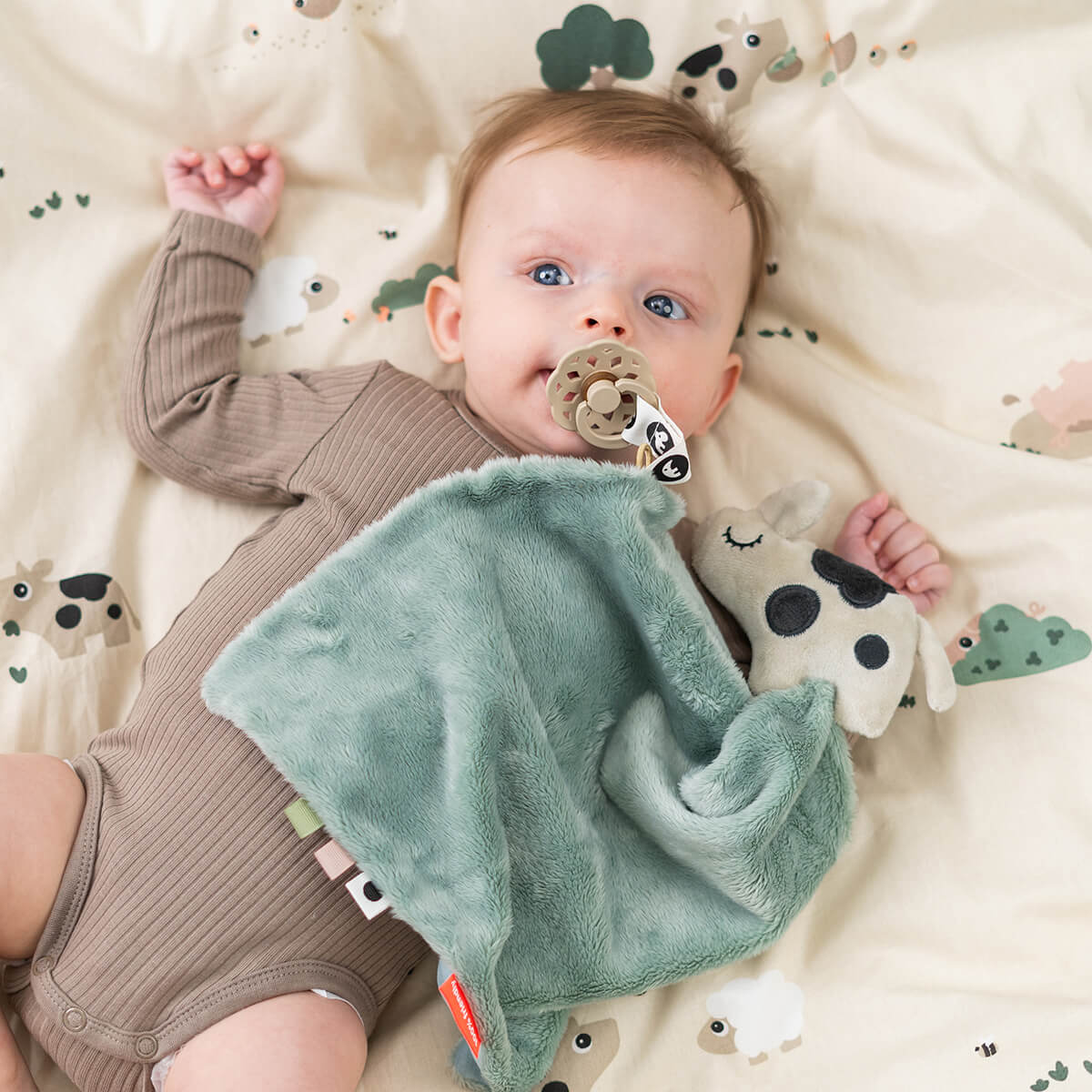 Comfort blanket - Dotti - Blue