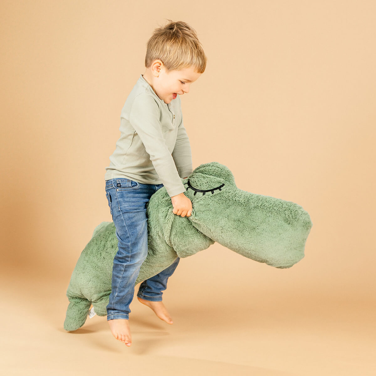 Krammedyr XL - Croco - Grøn