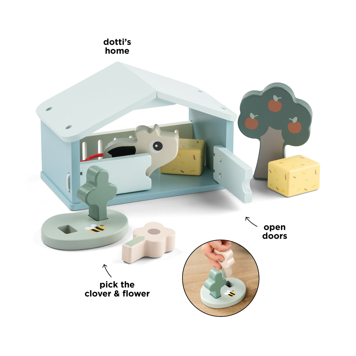 Spielset Tiny farm - Dotti - farbmix