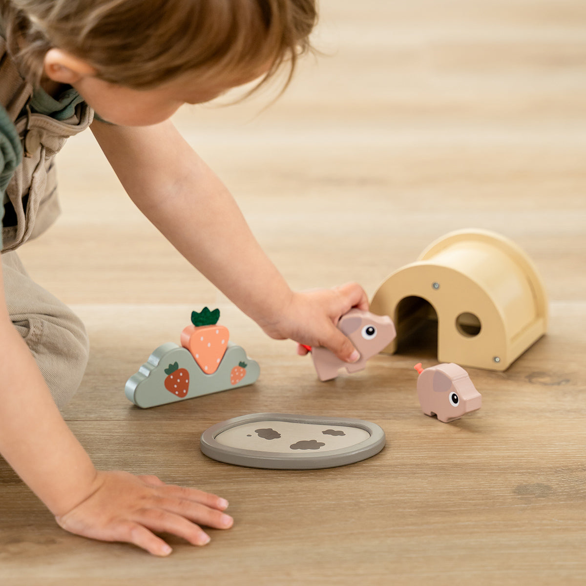 Coffret de jeu Tiny farm - Pigee - multicolore