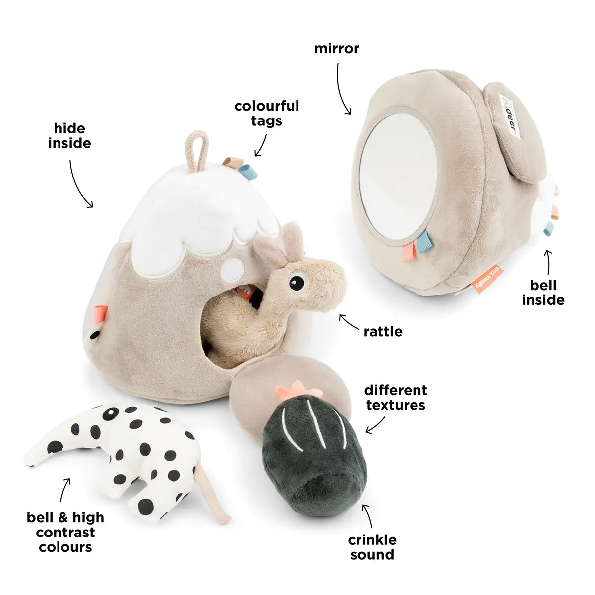 Jouet d'éveil Hide&Seek - Lalee - Multicolore