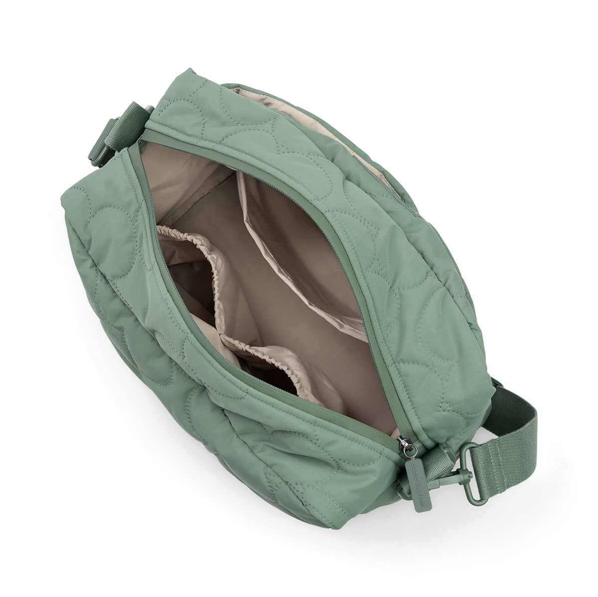 Quilted stroller bag - Green