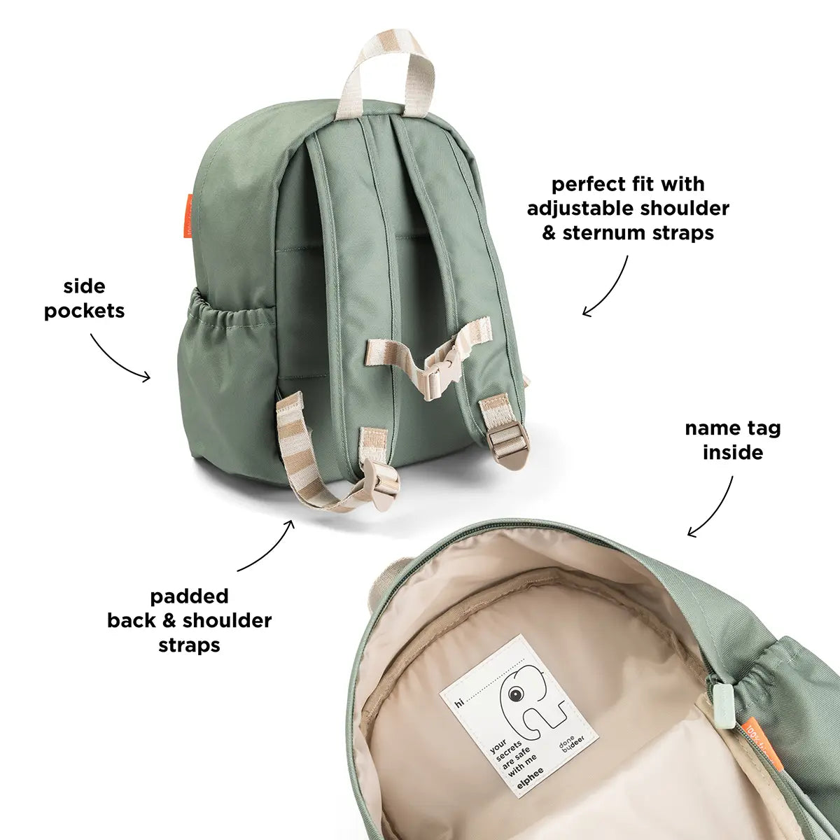 croco playground backpack kit - green