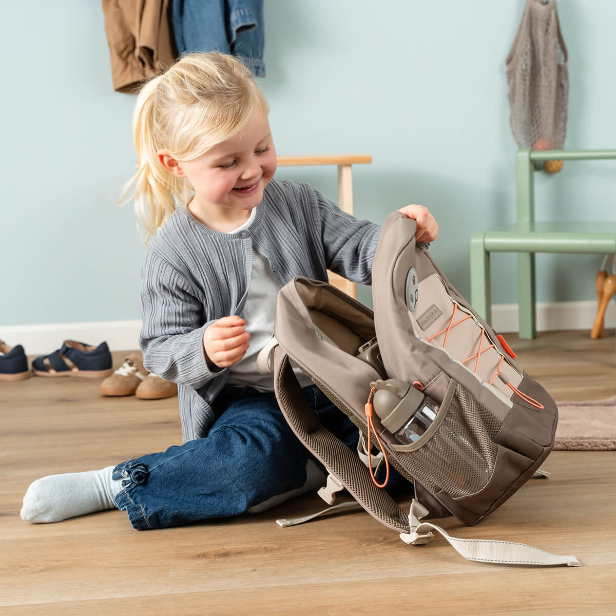 Junior Rucksack - Tiny trails - Sand - 13 L