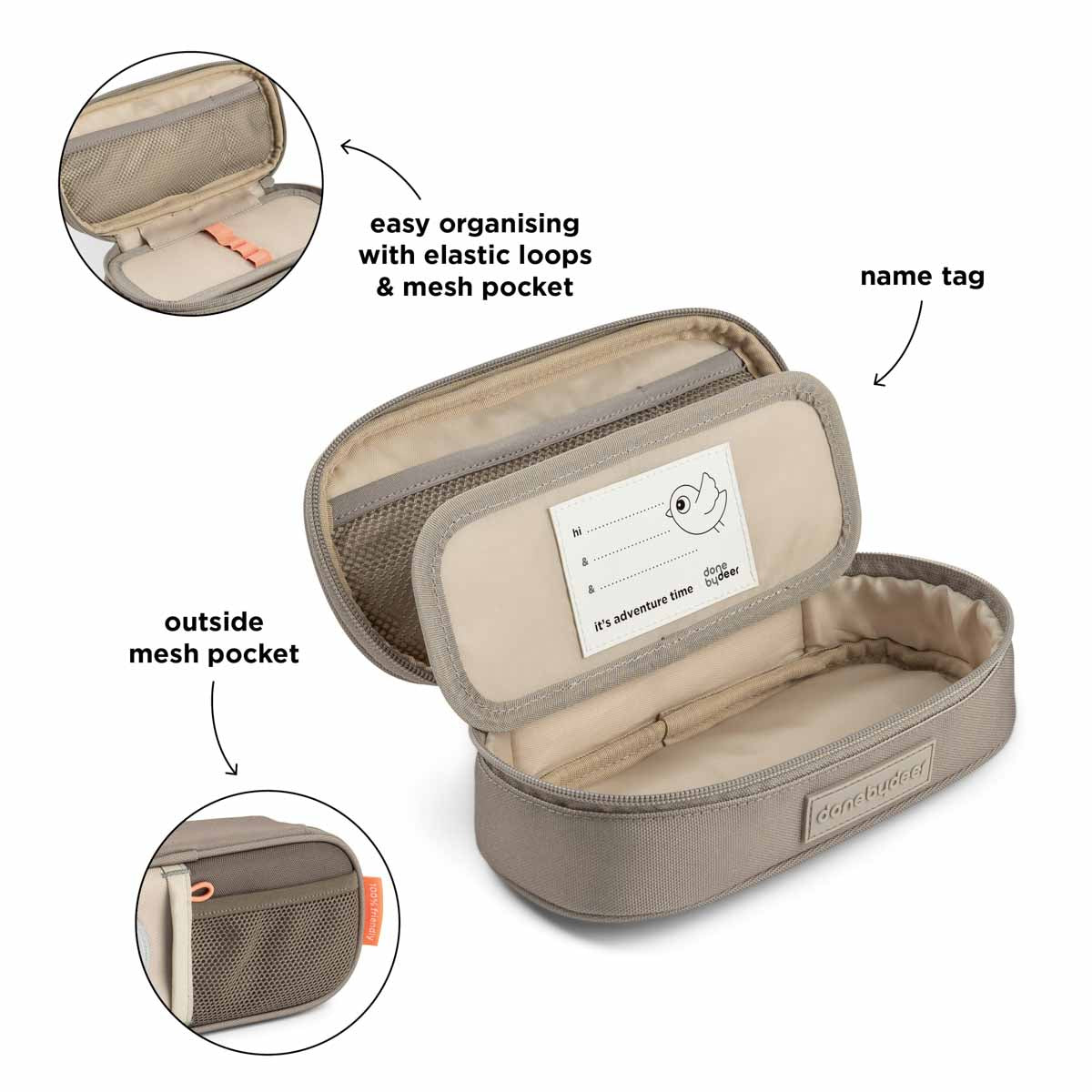 Pencil case - Tiny trails - Sand