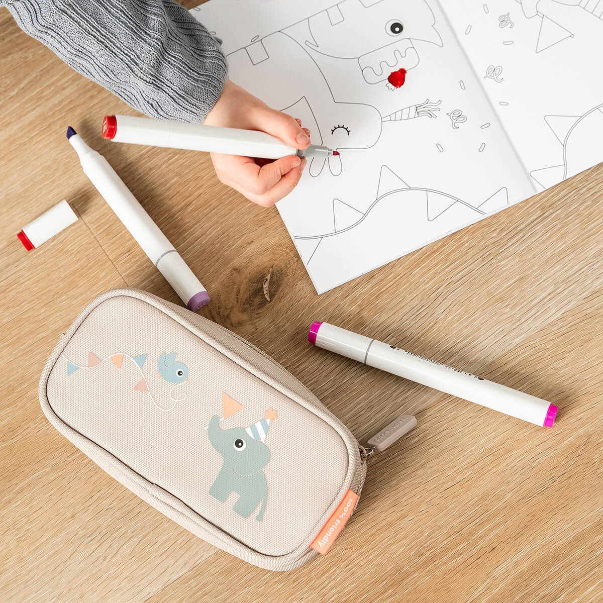 Pencil case - Celebration - Sand