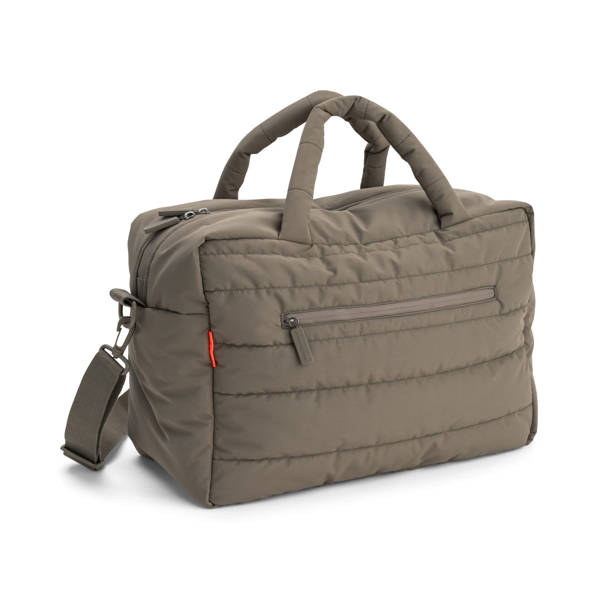 Quiltet pusletaske – Taupe