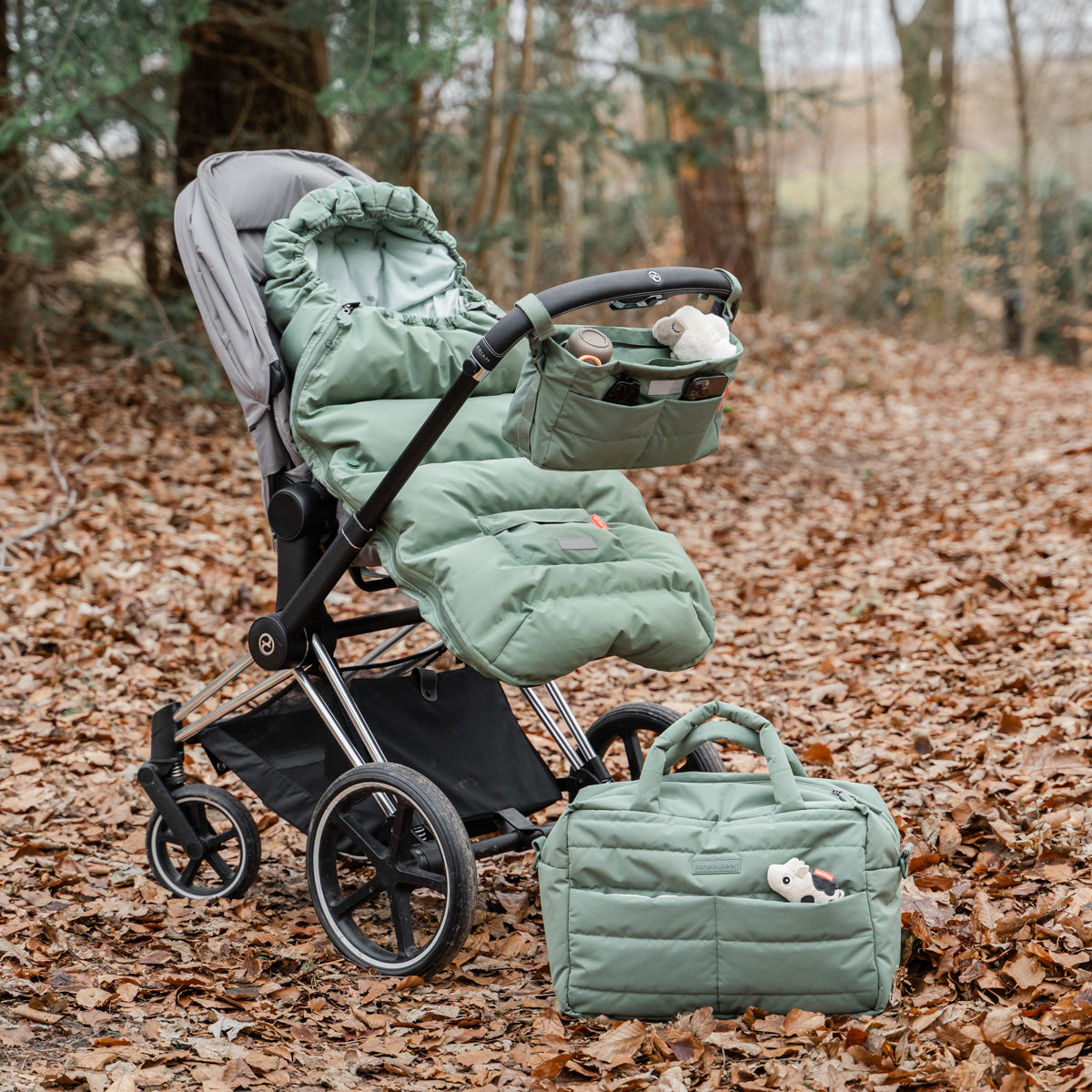 Fußsack für den Winter – Grün